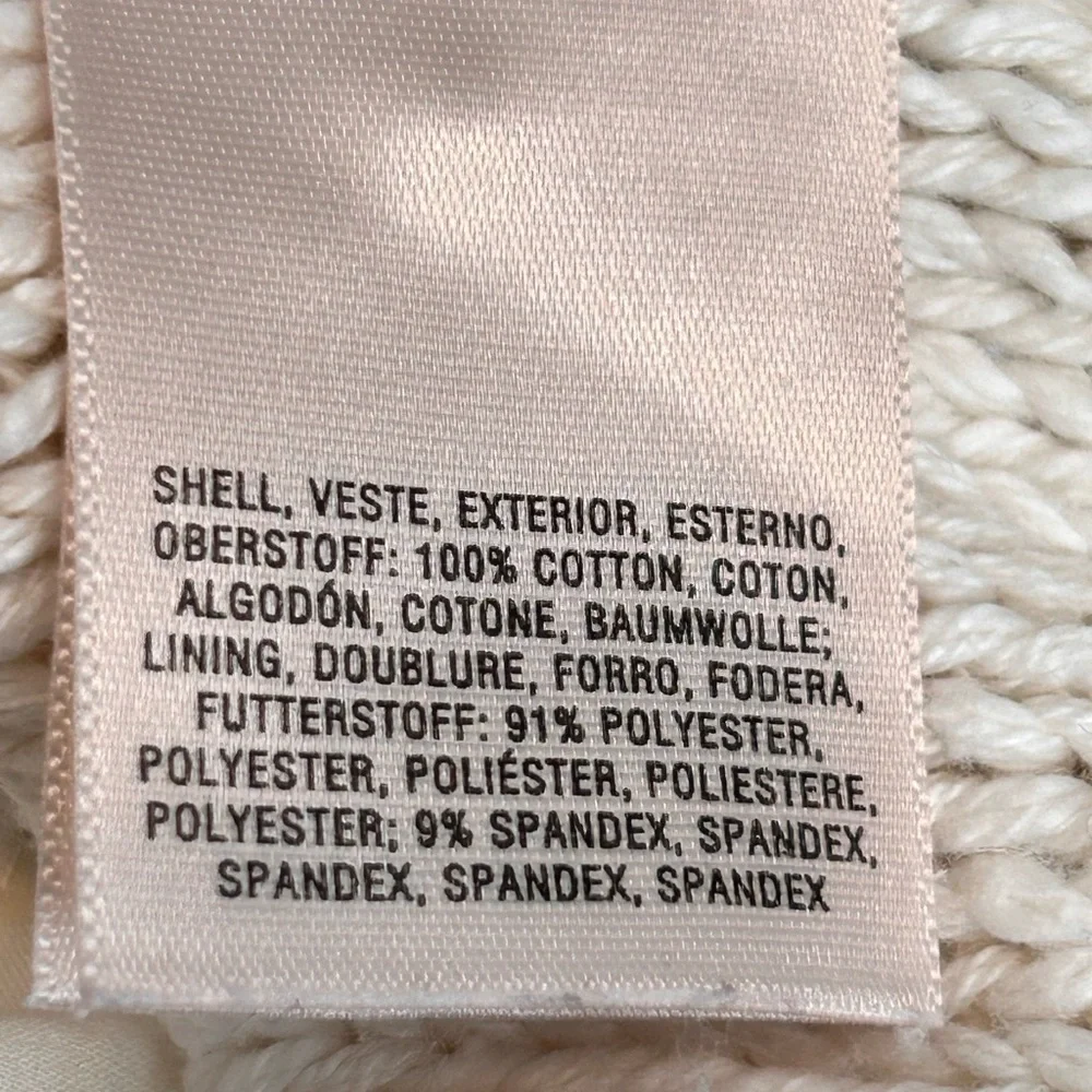Anthropologie Moth Cream Knitted Sweater Vest, size Medium - Picture 6 of 8